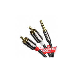 Ugreen Cable Audio 3.5mm Male to RCA Male 2M Connectique UGREEN, Ultra Pc Gamer Maroc