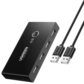 Ugreen Switch Commutateur 2x4 USB 2.0 (30767) Connectique UGREEN, Ultra Pc Gamer Maroc