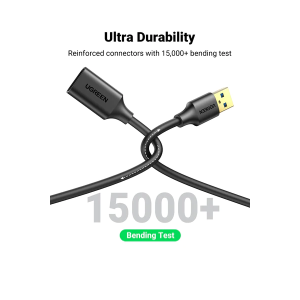 Ugreen Cable USB 3.0 to Female USB 3.0 2M (10373) Connectique UGREEN, Ultra Pc Gamer Maroc