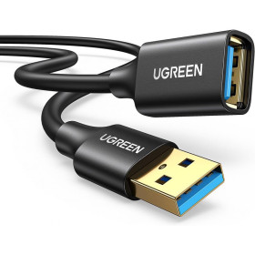 Ugreen Cable USB 3.0 to Female USB 3.0 1.5M (30126) Connectique UGREEN, Ultra Pc Gamer Maroc