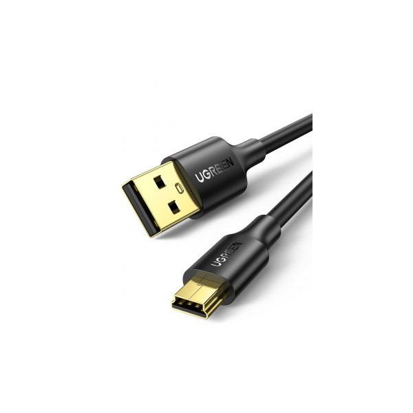 Ugreen Cable USB 2.0 to Mini USB 5 Pin 2M (30472) Connectique UGREEN, Ultra Pc Gamer Maroc