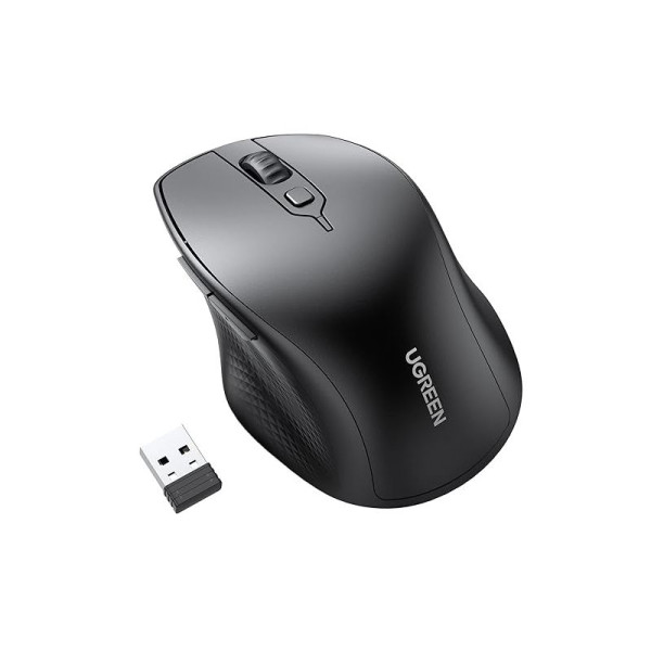 Ugreen Souris sans fil Design Egr 2,4 GHZ & BT5.0 15M (90395) Souris UGREEN, Ultra Pc Gamer Maroc