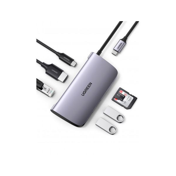 Ugreen Station d'accueil USB-C 7 en 1(50852) Connectique UGREEN, Ultra Pc Gamer Maroc