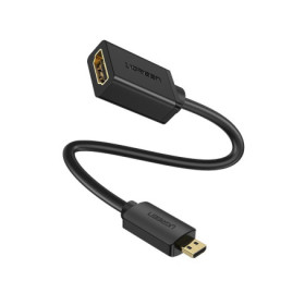 Ugreen Cable Micro HDMI to HDMI Female (20134) Connectique UGREEN, Ultra Pc Gamer Maroc