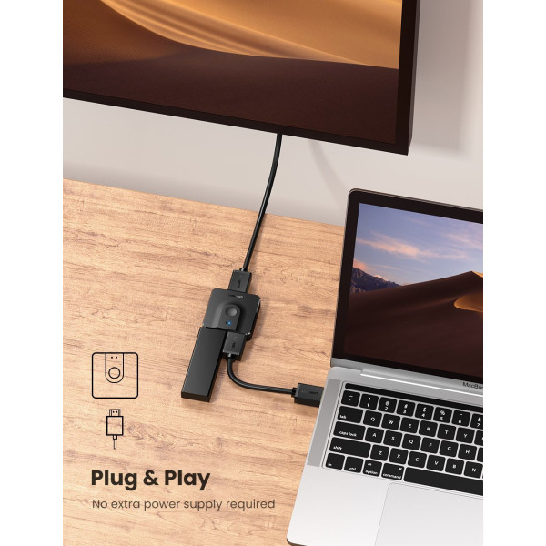 Ugreen Commutateur 2en1 HDMI (50966) Connectique UGREEN, Ultra Pc Gamer Maroc
