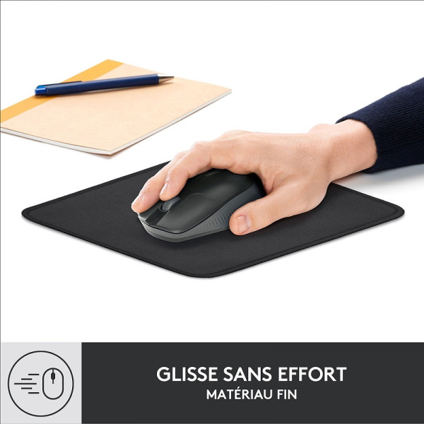 Logitech Mouse Pad Studio Series (Graphite) Tapis de souris Logitech, Ultra Pc Gamer Maroc