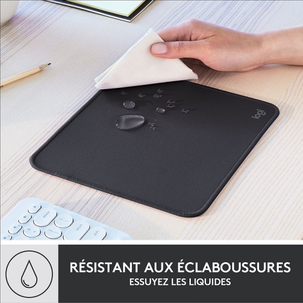 Logitech Mouse Pad Studio Series (Graphite) Tapis de souris Logitech, Ultra Pc Gamer Maroc