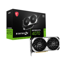 MSI GeForce RTX 4070 VENTUS 2X E OC 12Go GDDR6X NVIDIA MSI, Ultra Pc Gamer Maroc