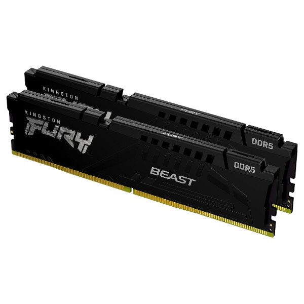 Kingston FURY Beast 64Go (2 x 32Go) DDR5 5600 MHz CL40 Mémoire vive DDR5 Kingston, Ultra Pc Gamer Maroc