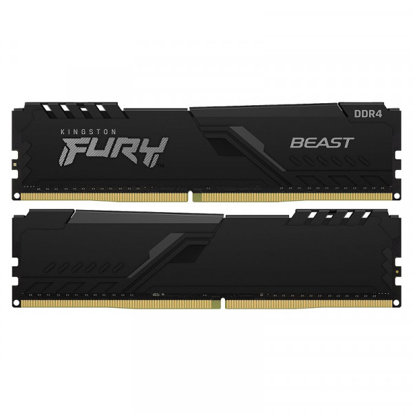 Kingston FURY Beast 64Go (2 x 32Go) DDR4 3200 MHz CL16 Mémoire vive PC Kingston, Ultra Pc Gamer Maroc