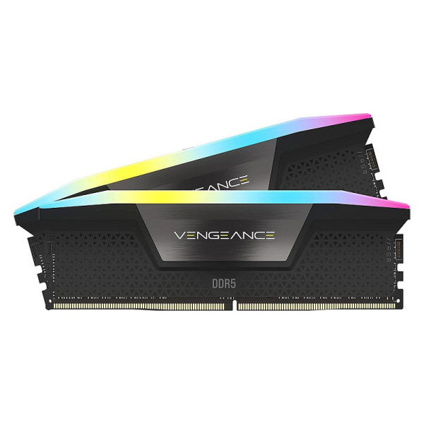 Corsair Vengeance RGB DDR5 64Go (2 x 32Go) 6000 MHz CL40 Mémoire vive DDR5 Corsair, Ultra Pc Gamer Maroc