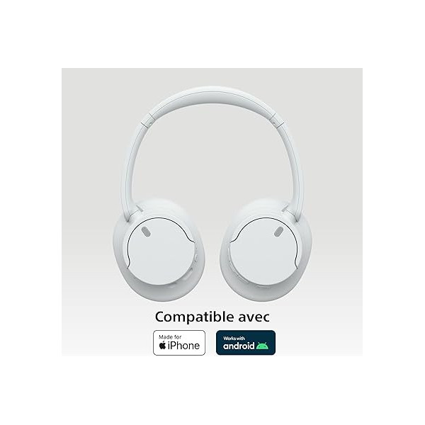 Sony WH-CH720N Blanc Casques Sony Corporation, Ultra Pc Gamer Maroc