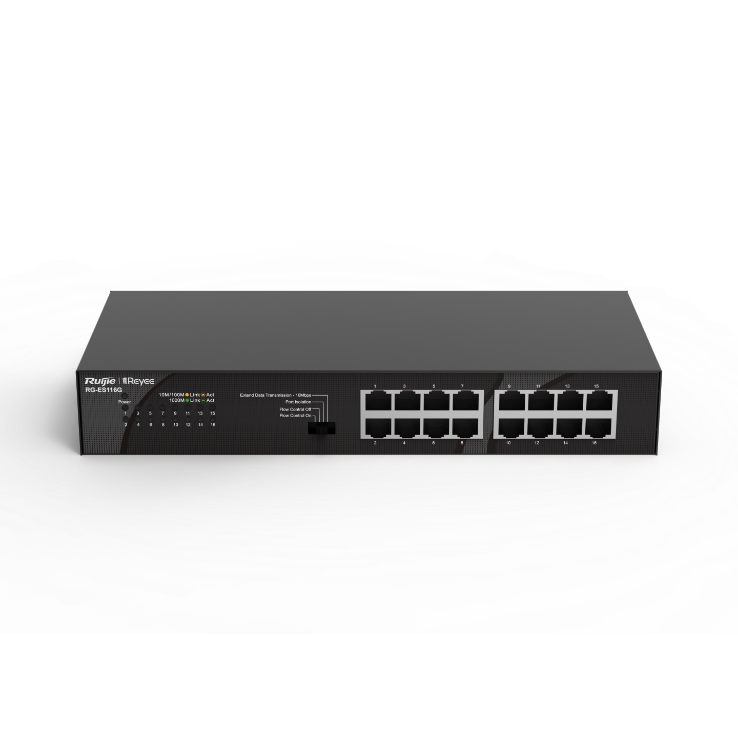 RUIJIE SWITCH 16P 100/100/1000 MBPS RGES116G Réseau Ruijie Network...