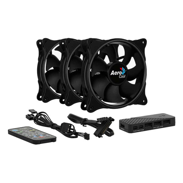 Aerocool Eclipse 12 Pro Pack de 3 Refroidissement Aerocool, Ultra Pc Gamer Maroc
