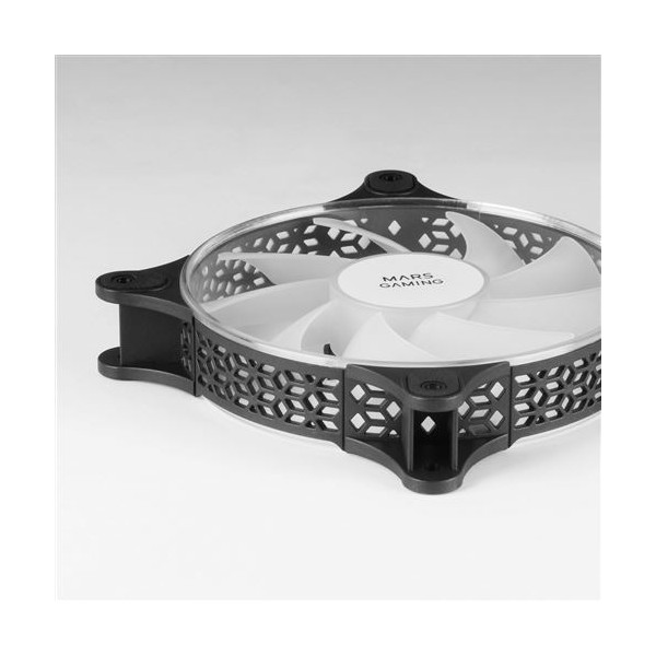 Mars Gaming MF-DUO Black (Pack de 2) Ventilateurs boîtier Mars Gaming, Ultra Pc Gamer Maroc