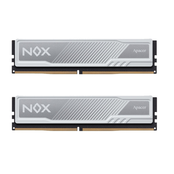 Apacer NOX 16Go (2x 8Go) DDR4 3200 MHz CL16 White Mémoire vive DDR4 Apacer, Ultra Pc Gamer Maroc