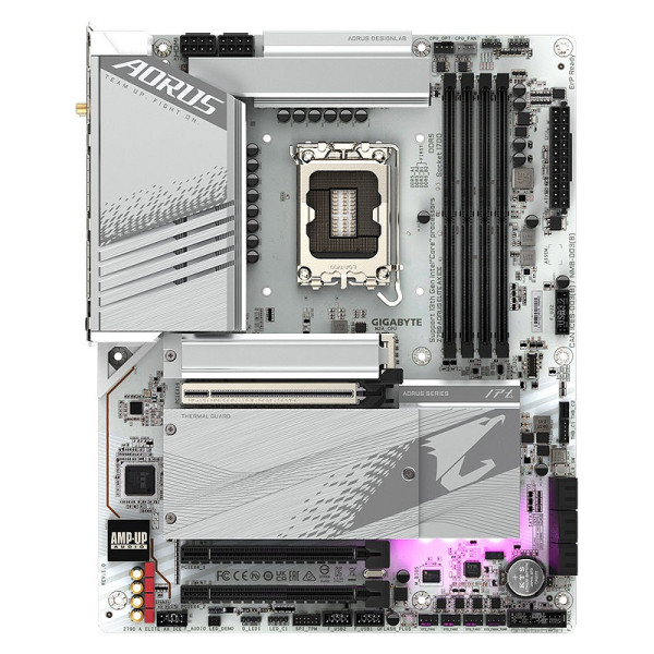 Gigabyte Z790 AORUS ELITE AX ICE Socket 1700 Gigabyte, Ultra Pc Gamer Maroc