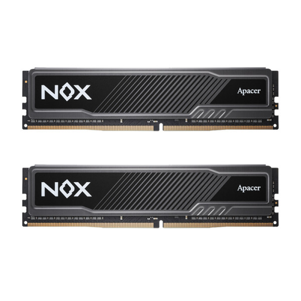 Apacer NOX 16Go (2x 8Go) DDR4 3200 MHz CL16 Black Mémoire vive DDR4 Apacer, Ultra Pc Gamer Maroc