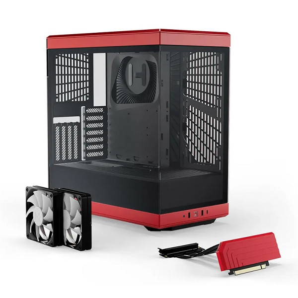 Hyte Y40 Red Boitiers PC HYTE, Ultra Pc Gamer Maroc