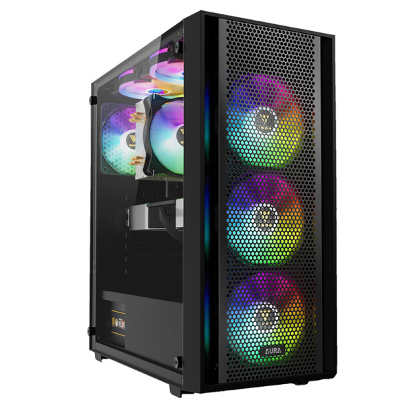 Gamdias Aura GC2 Elite Mesh Black Les Moyennes Tours Gamdias, Ultra Pc Gamer Maroc