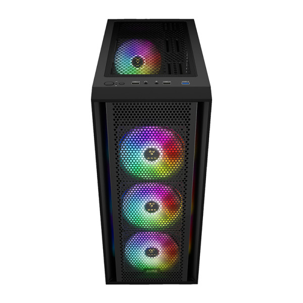Gamdias Aura GC2 Elite Mesh Black Les Moyennes Tours Gamdias, Ultra Pc Gamer Maroc