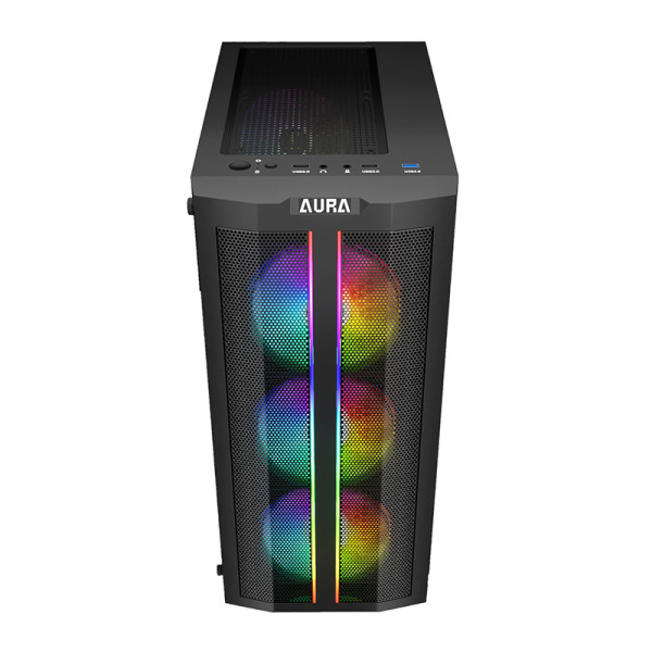Gamdias Aura GC3 Elite Mesh Black Les Moyennes Tours Gamdias, Ultra Pc Gamer Maroc
