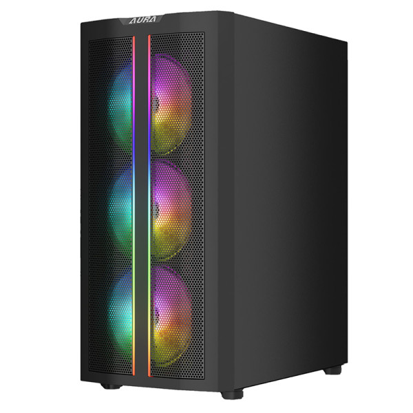 Gamdias Aura GC3 Elite Mesh Black Les Moyennes Tours Gamdias, Ultra Pc Gamer Maroc