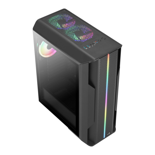 Aerocool Splinter Duo ARGB Black Boitiers PC Aerocool, Ultra Pc Gamer Maroc