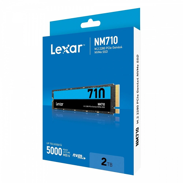 Lexar NM710 M.2 PCIe NVMe 2TB Disques SSD Lexar, Ultra Pc Gamer Maroc