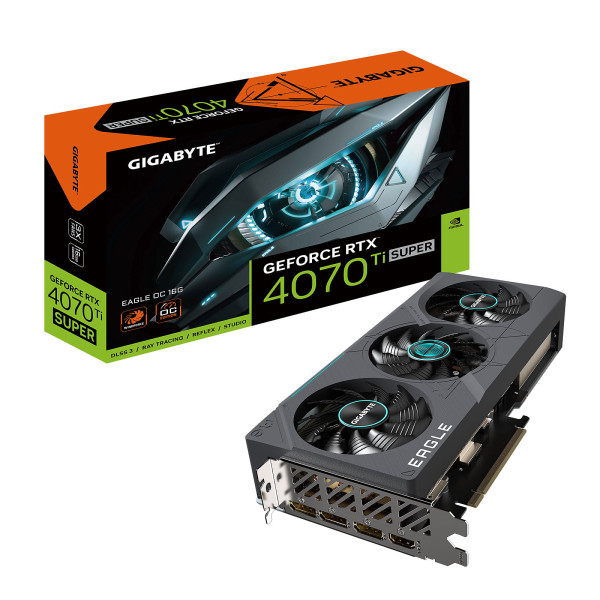 Gigabyte GeForce RTX 4070 Ti SUPER EAGLE OC 16G Cartes graphiques Gigabyte, Ultra Pc Gamer Maroc