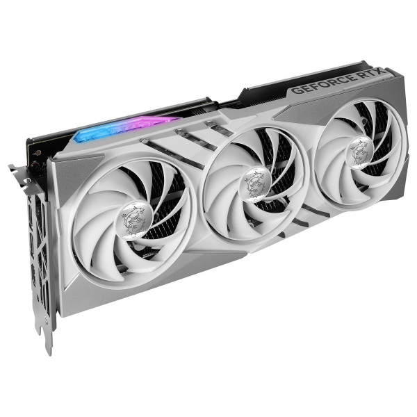 MSI GeForce RTX 4070 SUPER 12G GAMING X SLIM WHITE Cartes graphiques MSI, Ultra Pc Gamer Maroc