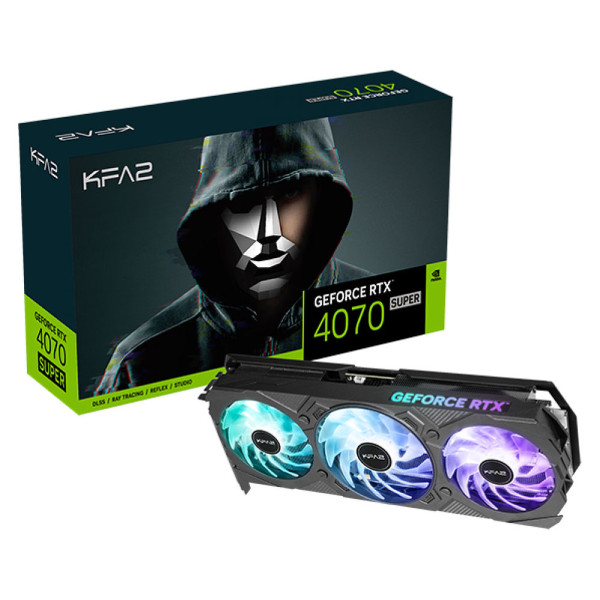KFA2 GeForce RTX 4070 Ti SUPER EX Gamer (1-Click OC) Cartes graphiques KFA2, Ultra Pc Gamer Maroc