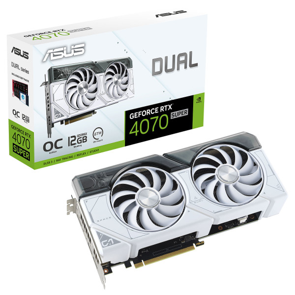 ASUS Dual GeForce RTX 4070 SUPER OC Edition 12G Cartes graphiques ASUS, Ultra Pc Gamer Maroc