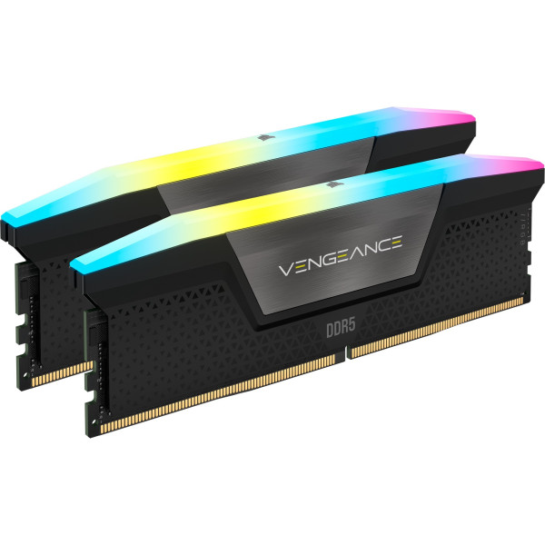 Corsair Vengeance RGB DDR5 64Go (2 x 32Go) 5200 MHz CL40 Mémoire vive DDR5 Corsair, Ultra Pc Gamer Maroc