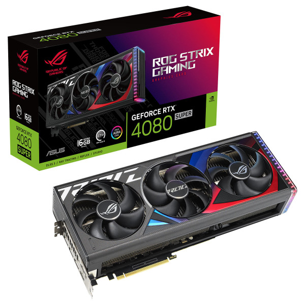 ASUS ROG Strix GeForce RTX 4080 SUPER 16GB Cartes graphiques ASUS, Ultra Pc Gamer Maroc