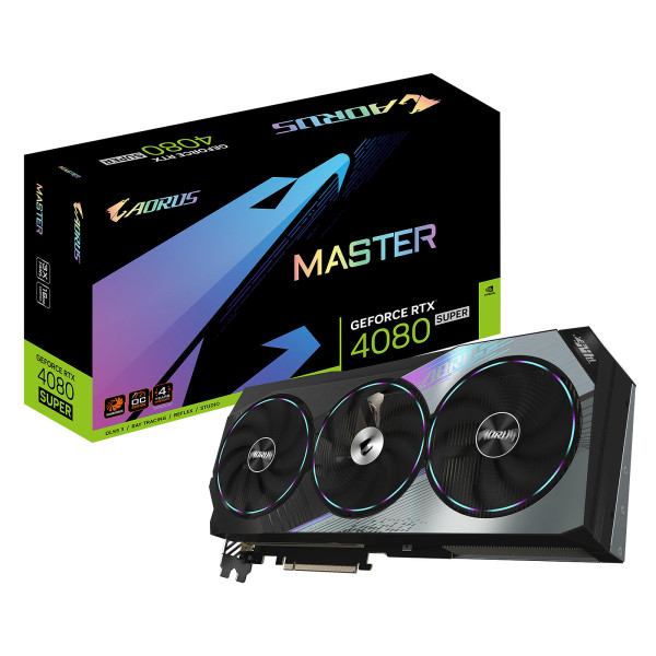 Gigabyte AORUS GeForce RTX 4080 SUPER MASTER 16G Cartes graphiques Gigabyte, Ultra Pc Gamer Maroc