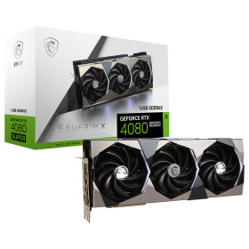 MSI GeForce RTX 4080 SUPER 16G SUPRIM X Cartes graphiques MSI, Ultra Pc Gamer Maroc
