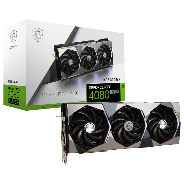 MSI GeForce RTX 4080 SUPER 16G SUPRIM X Cartes graphiques MSI, Ultra Pc Gamer Maroc