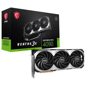 MSI GeForce RTX 4090 VENTUS 3X E OC 24GB GDDR6X Cartes graphiques MSI, Ultra Pc Gamer Maroc