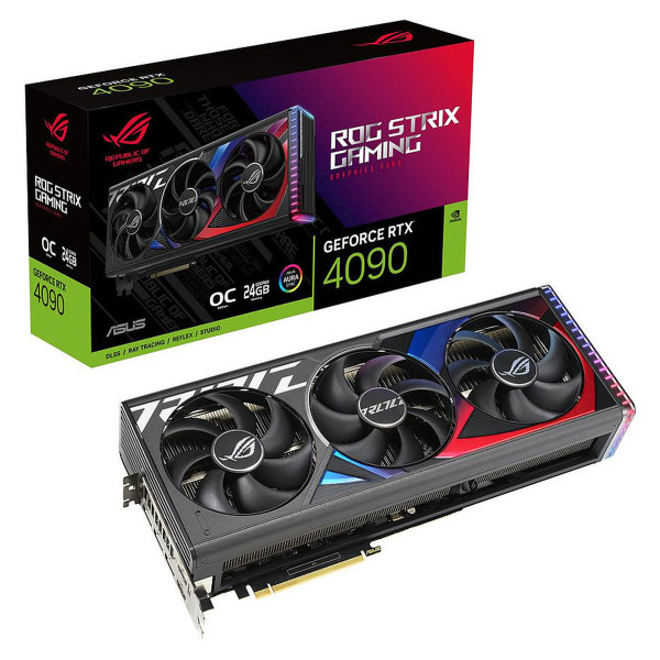 ASUS ROG Strix GeForce RTX 4090 OC Edition 24Go GDDR6X NVIDIA ASUS, Ultra Pc Gamer Maroc