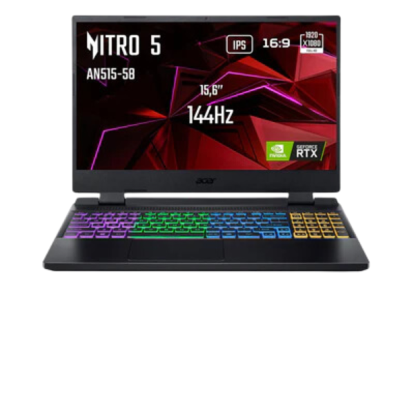 Acer Nitro 5 AN515-58-977A i9 12900H/32GB/1TB SSD/RTX4060 8GB/15.6'' 144Hz IPS PC Portables Gamer Acer, Ultra Pc Gamer Maroc