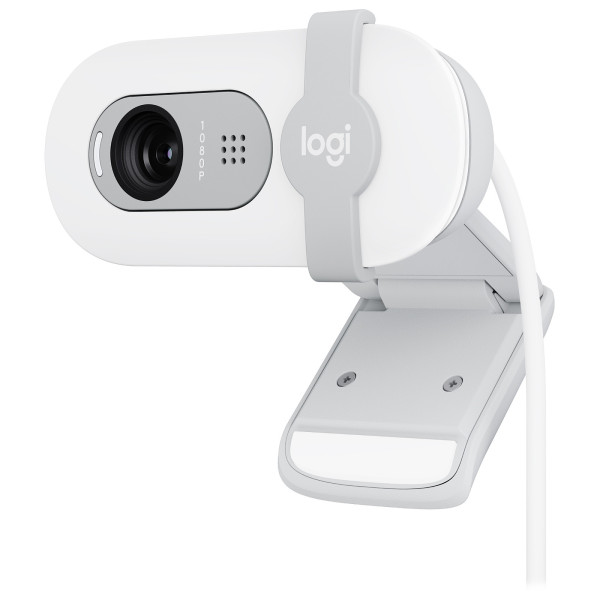 Logitech BRIO 100 (Blanc) Webcams Logitech, Ultra Pc Gamer Maroc