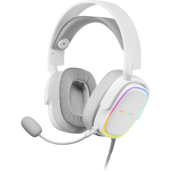 Mars Gaming MHAX RGB White Casques Mars Gaming, Ultra Pc Gamer Maroc