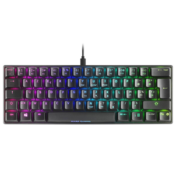 Mars Gaming MKMINI Black (Red Switch) Claviers Mars Gaming, Ultra Pc Gamer Maroc