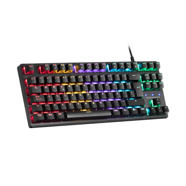 Mars Gaming MKXTKLBFR Black (Blue Switch) Claviers Mars Gaming, Ultra Pc Gamer Maroc