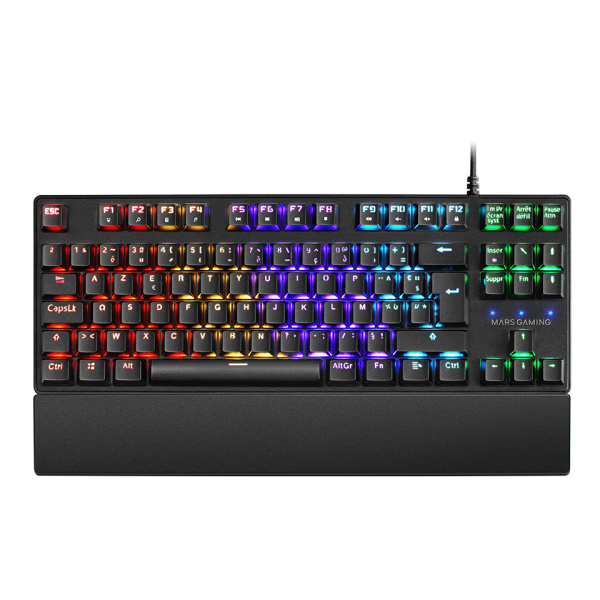 Mars Gaming MKXTKLBFR Black (Blue Switch) Claviers Mars Gaming, Ultra Pc Gamer Maroc