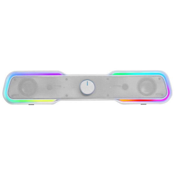 Mars Gaming MSBXW RGB White Enceinte PC Mars Gaming, Ultra Pc Gamer Maroc