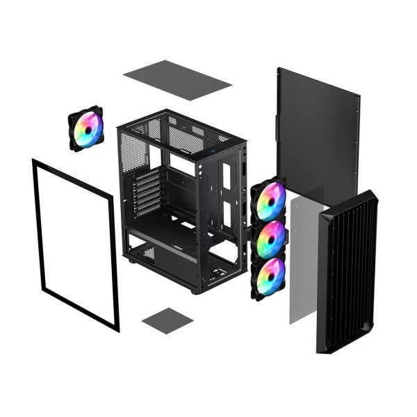 XTRMLAB MATRIX Boitiers PC XTRMLAB, Ultra Pc Gamer Maroc
