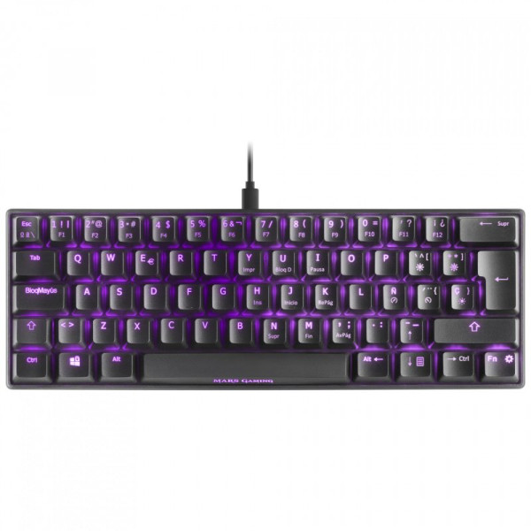 Mars Gaming MKMINI Black (Red Switch) Claviers Mars Gaming, Ultra Pc Gamer Maroc