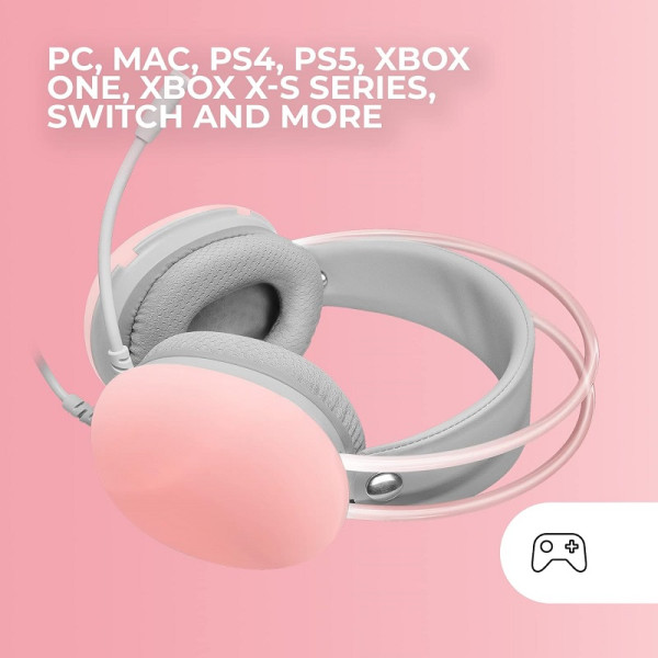Mars Gaming MH-GLOW Chroma Pink Casques Mars Gaming, Ultra Pc Gamer Maroc